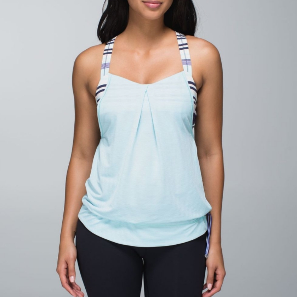 Lululemon Rest Less Tank Blue